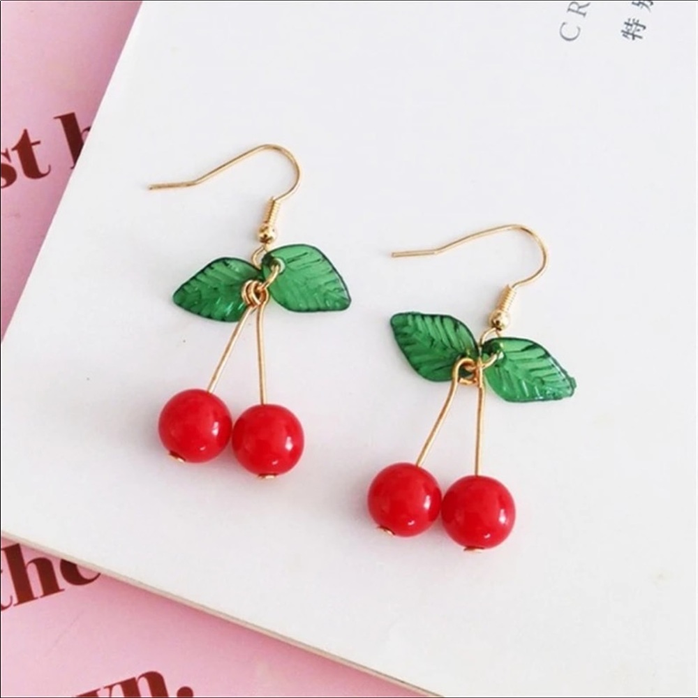 Cherry earrings